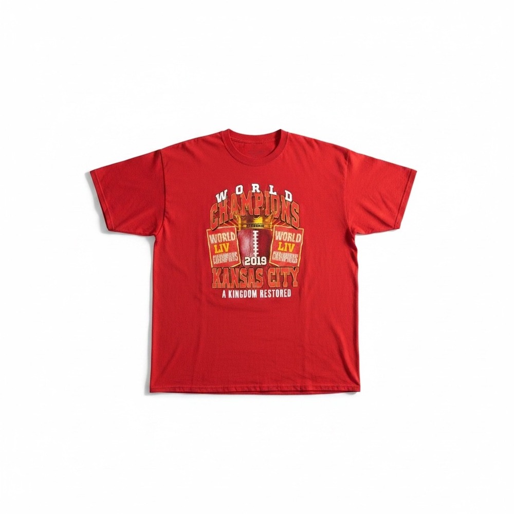 ZYNC Kansas City‎ World LIV Champions T-Shirt Mens 3XL Red 2019 Graphic
